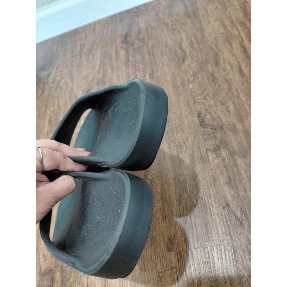 OOFOS OOahh Size Men's 8 / Women's 10 Unisex Slide Sandals - Black